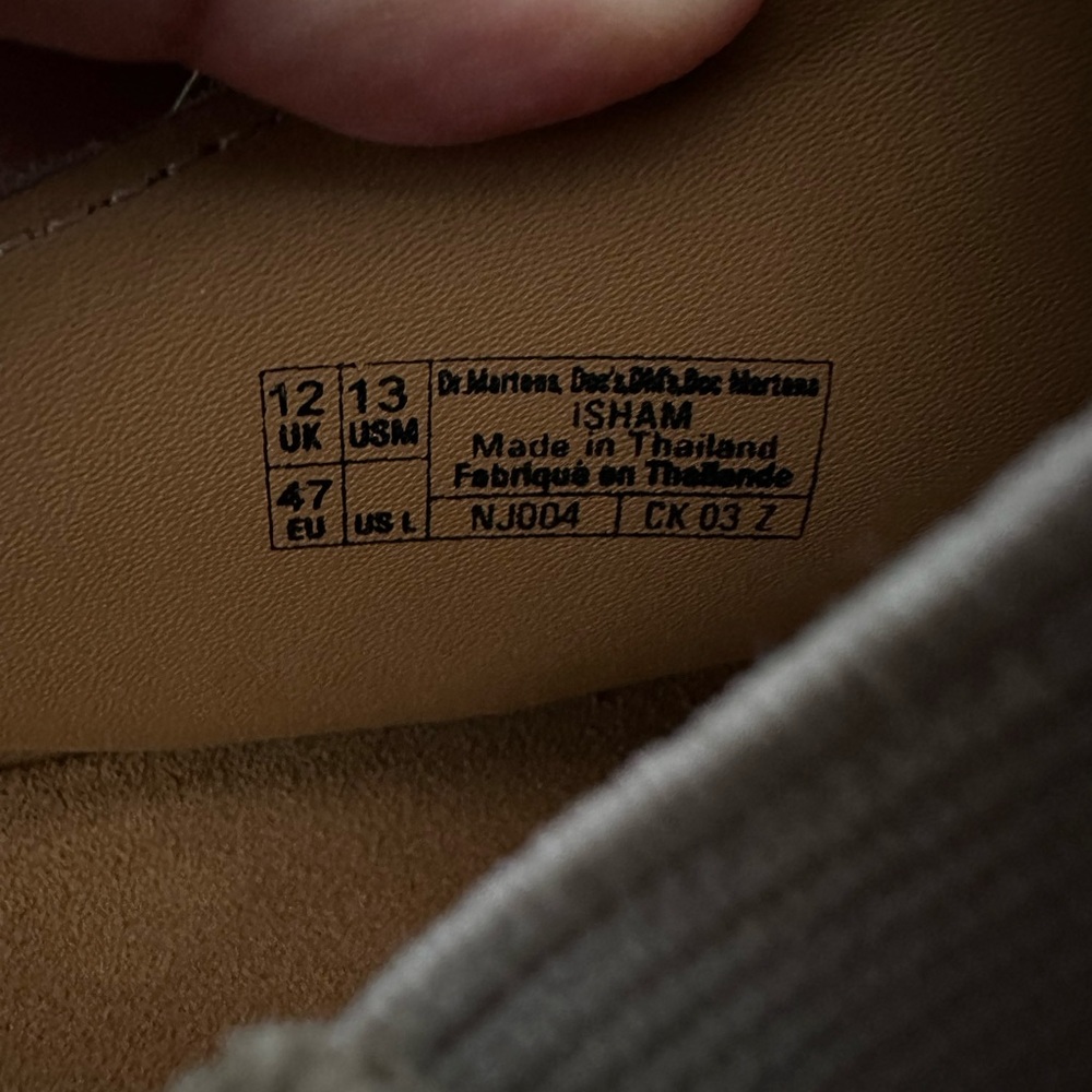 Dr. Martens Isham Charles Stead Suede Mules Slip On Shoes Casual Doc Men’s Sizes - Picture 8 of 9